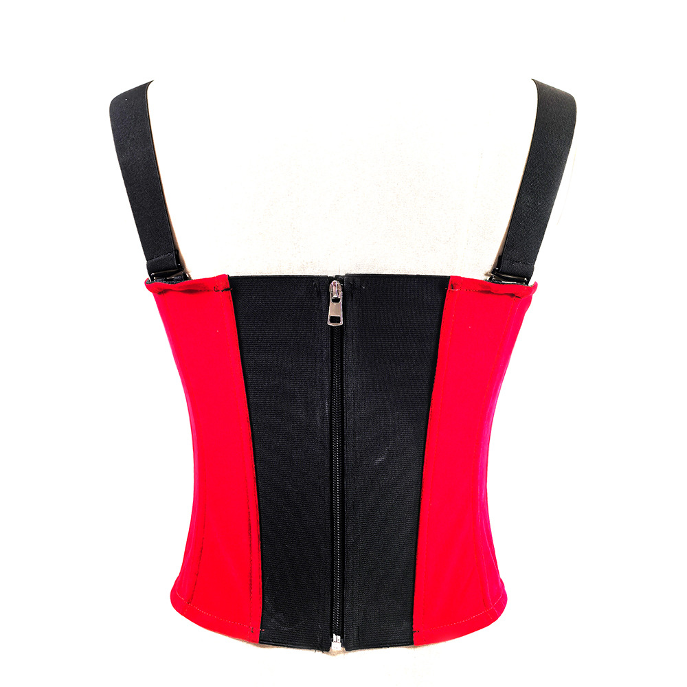 Womens Velvet Bustier Corset Top Body Shaper for Slimming Night Party Wear